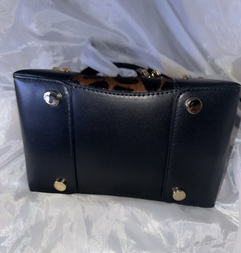 MICHAEL KORS MERCER GALLERY SHOULDER BAG/BUCKET BAG/POUCH BLK/BRN ANIMAL PRINT - Picture 19 of 21