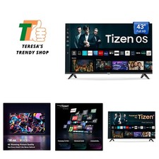 43 Inch 4K UHD LED Smart TV with Tizen OS TV Compatible HDR 10, MEMC, Dolby A...