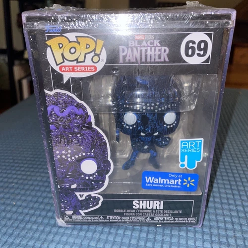 Funko Pop! 69 Art Series Walmart Black Panther  Shuri New Mint In Hand