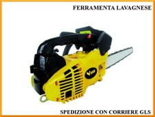 Motosega vigor vms-28 carving, barra carving da 280 mm e carburatore walbro