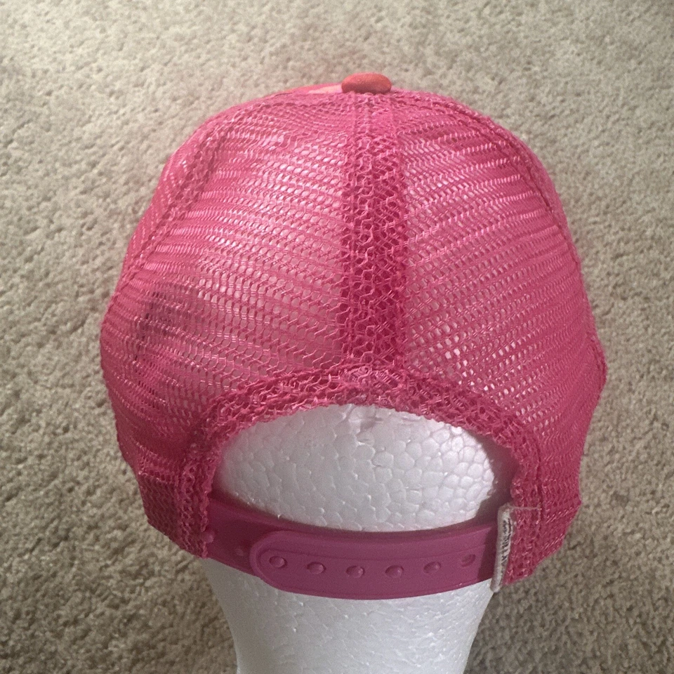 Sombrero de Camionero BillaBong Mujer Ajustable Rosa Floral Malla Snapback Logo Para Hombre Foto 4 de 4