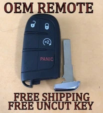 OEM 17 18 19 20 21 22 2023 2024 JEEP COMPASS REMOTE START SMART KEY FOB 68417821