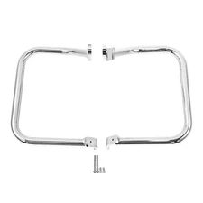 Rear Saddlebag Guard Rail Crash Bar For Harley Heritage Softail FLSTC 2000-2017