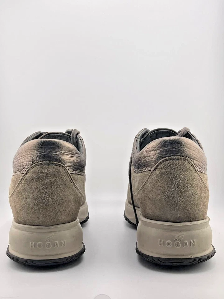 Hogan Women's Suede Interactive Sneakers Size 38 Grey Suede - Image 3 of 4