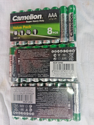 24x AAA Camelion Micro R03 Batterie Super Heavy Duty 1,5V Zink Kohle Batterie *