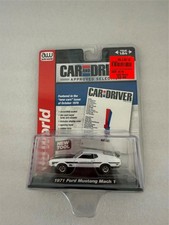 Auto World Car and Driver 1971 Ford Mustang Mach 1 White/Black p72