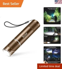 Flashlight Rechargeable, High Lumens Flashlight, Super Bright Small LED Flash...