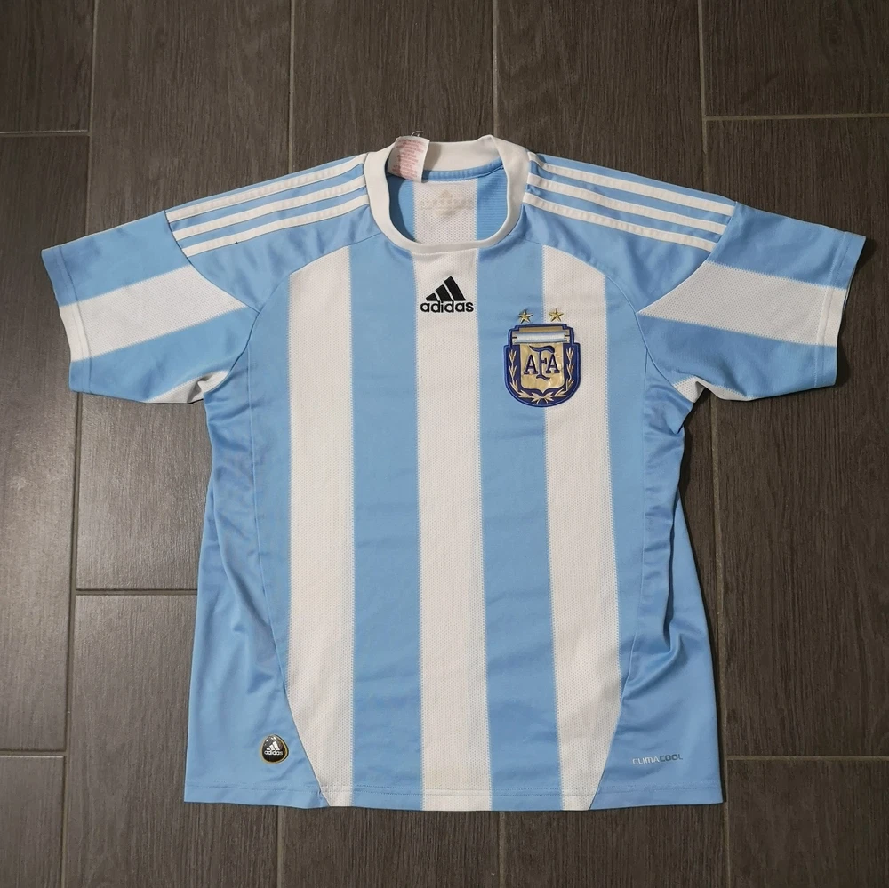 Vintage Retro 2010/11 Argentinien Trikot Größe: 176 odr XS Fußball Adidas Fans