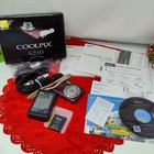 Nikon Coolpix S210 8.0Mp Digital Camera Plum W/Charger Case Battery Tested Works