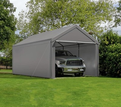 Carport 10x20 Heavy Duty Garage Outdoor Storage Shed Shelter Outdoor Car Canopy