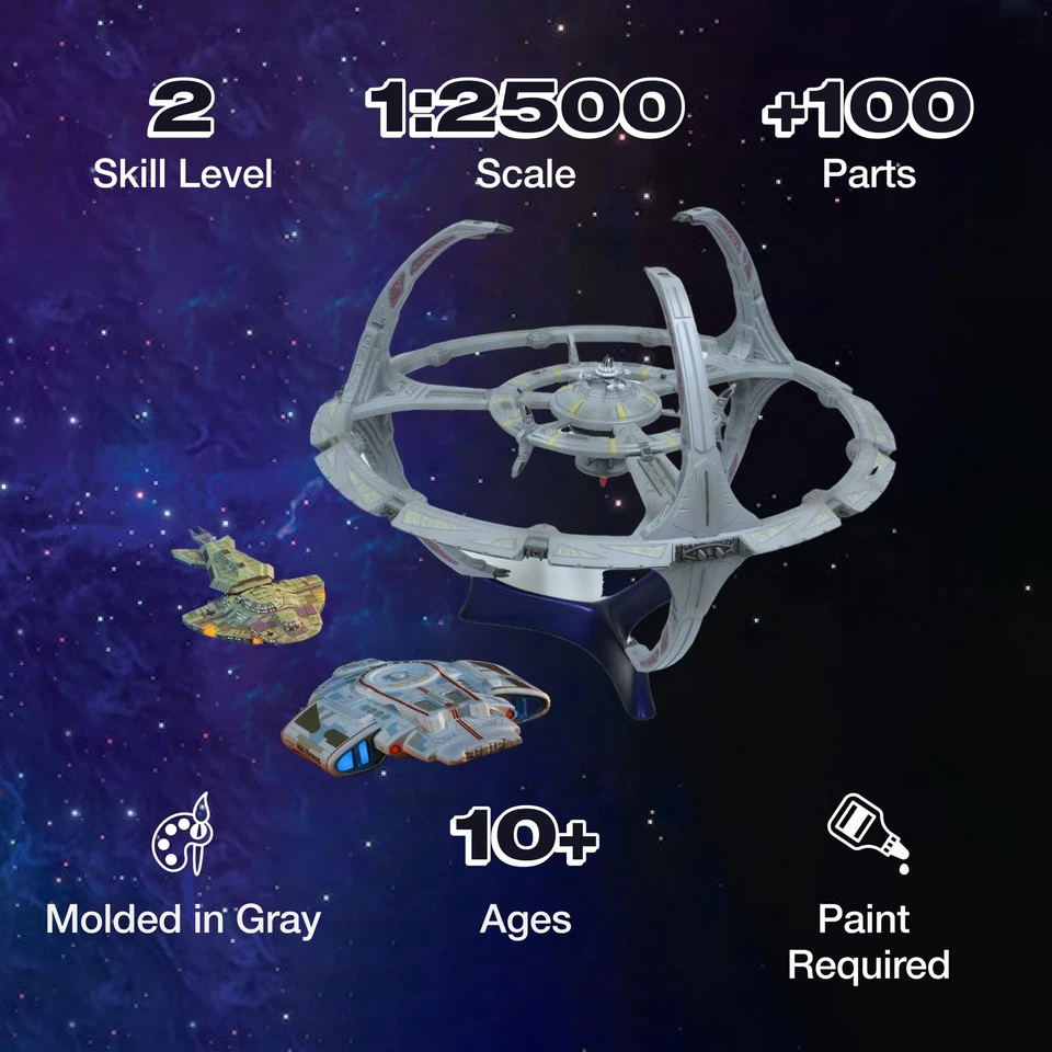 Star Trek Deep Space Nine 1:3300 Scale Model Kit - Image 2 of 4