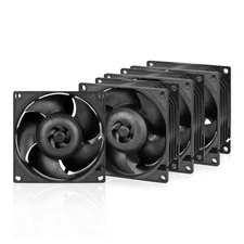 Arctic S8038-7K 80 mm 7000 rpm 4-Pin Server Fan 4 Pieces (Black) ACFAN00292A