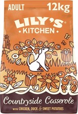 Image of Lily's Kitchen Adult Dry Dog Food Chicken Duck Sweet Potato 12kg Grain Free