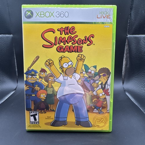 The Simpsons Game (Microsoft Xbox 360) With Manual
