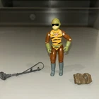 Vintage 1988 V3 GI Joe Tiger Force Tripwire 3.75"  Figure W/ Gear New Oring