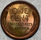 Brilliant Uncirculated 1909-P VDB Lincoln Cent, Richly Hued, Red-Brown specimen.