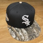 New Era 59Fifty Chicago White Sox Black Realtree Camo Brim Ws-05 Coop 7 3/8 Hat