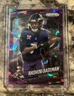 2025 Panini Prizm Football Purple Ice Rashod Bateman #273