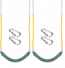 Heavy Duty Toddler Swing Set with 66 Inches Chain Coated Swing Seat Accessories