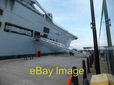 Photo 6x4 H.M.S. Illustrious - walkway  c2013