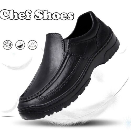 Men's Shoes Kitchen Chef Shoes Rubber Comfortable Waterproof Non-slip Work Shoe - Picture 2 of 26