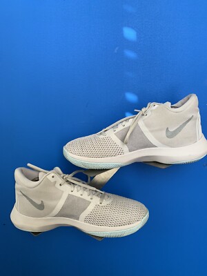 Nike Air Precision II Shoes White blue grey AA7069-005  Size 8 Nike Air Precision 2 Black Metallic Gold Men main image 4