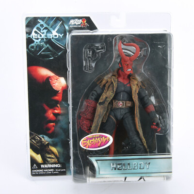 #ad Hellboy Battle Damaged HB 7quot; Action Figure Exclusive 1 12 Scale Doll Horn Toys $32.99