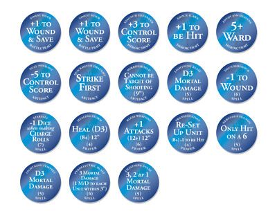 Stormcast 4. Edition Token Zauber Eigenschaften Buffs Artefakte Warhammer Age Sigmar