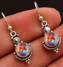 Colorful Hippie Boho Dangle Hook Earrings - New