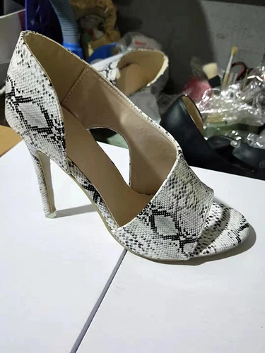 Women Lady Summer Sandals Open Toe High Heel Party Cut Out Pumps Formal Shoes - Bild 6 von 13