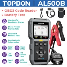 TOPDON AL500B 2 in 1 Electrical Battery Tester OBD2 Diagnostic Scanner Tool