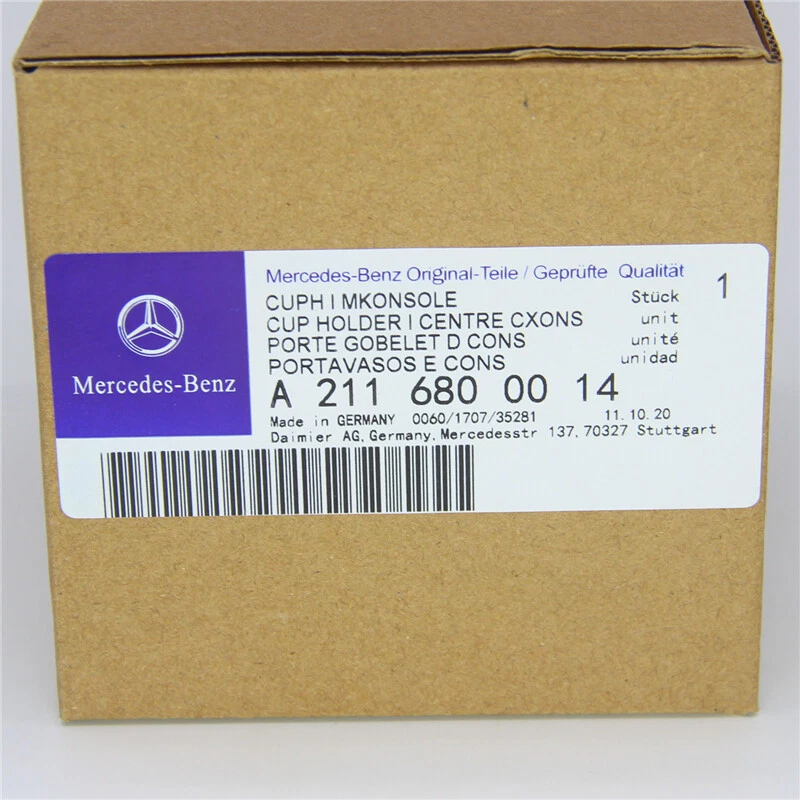 Nuevo portavasos retráctil para Benz W211 E320 E350 E500 W219 CLS500 CLS Foto 2 de 4