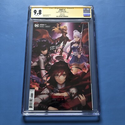 RWBY #7 RARE PULPED GHOSTED WALMART VARIANTGATE DERRICK CHEW COVER CGC 9.8 NM