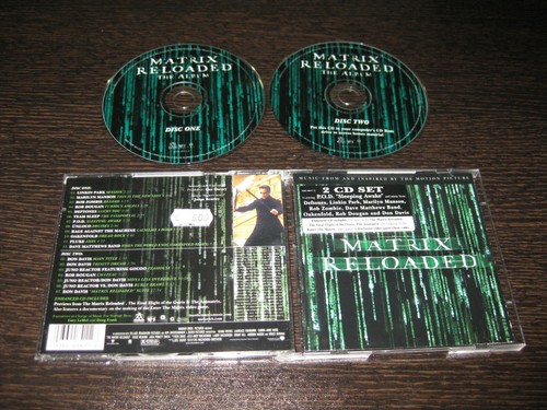 Matrix Reloaded CD 2CD Music From And Inspired By The Motion Picture ...