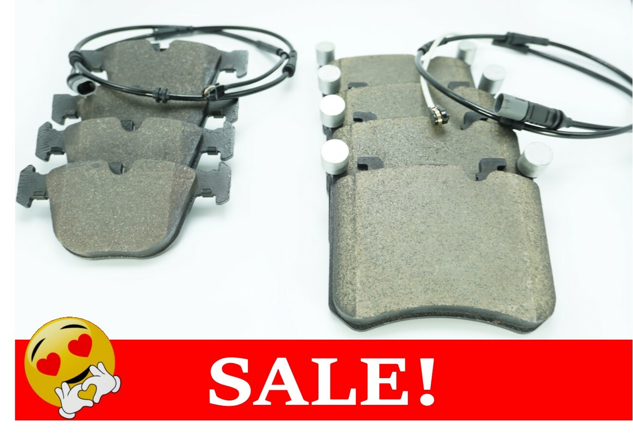 Rolls Royce Ghost Dawn Wraith: Front Rear Brake Pads Set With Sensors: 2011-2018