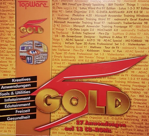 TOPWARE - Gold: Softwarepaket mit 12 CDs (leider unvollständig) Art.TOP 749