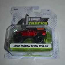 JADA 2023 JUST TRUCKS - 2020 NISSAN TITAN PRO-4X METALLIC RED