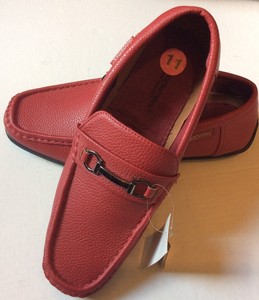 red driving shoes