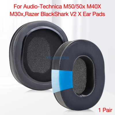 Replacement Ear Pads for Audio-Technica M50/50x M40X M30x,Razer BlackShark V2 X