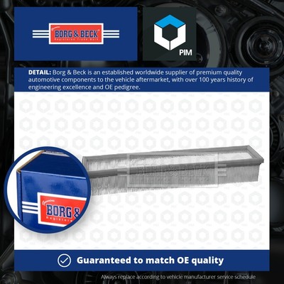 Air Filter fits DACIA DUSTER 1.5D 10 to 18 B&B Genuine Top Quality Guaranteed