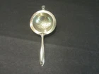 LUNT AMERICAN NEOCLASSICAL STERLING SILVER TEA STRAINER GRECIAN URN