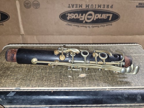 Vintage Rosewood Clarinet France Telleno PARTS OR REPAIR ONLY! - Picture 8 of 24