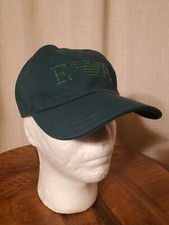 NUEVO CON ETIQUETAS EMPORIO ARMANI Gorra de Béisbol Unisex en Verde Talla M. Hecha en Italia
