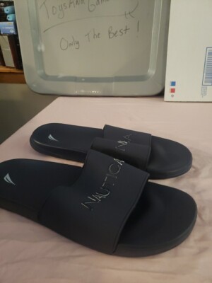 Nautica Men's Size 13 Athletic Dolan Slide Comfort Sandal Shower Slippers  #00r