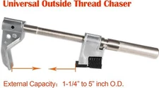 7402 Universal Outside Thread Chaser External Thread Repair Tool for 1-1/4” -5”