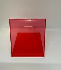 SALE! 2 HIGH QUALITY NEW 5 1/4" CD CASE SIZE CALENDAR BOX CASE, RED