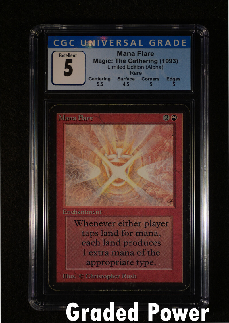 Alpha Mana Flare CGC 5 Magic MTG (4055) C1