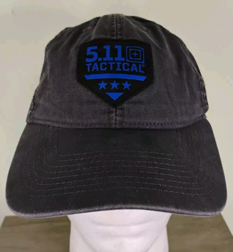 Tactical Hook And Loop Baseball Hat Cap Faded Blue Patch - Main Image