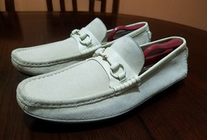 gucci suede driving shoes