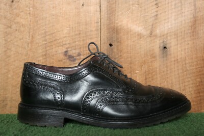 Allen Edmonds McTavish Wingtip Oxford Leather Brogue Black Dress Shoes 9 D Allen Edmonds McTavish Wingtip Oxford Black Leather Mens  main image 4